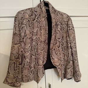 Animal print jacket